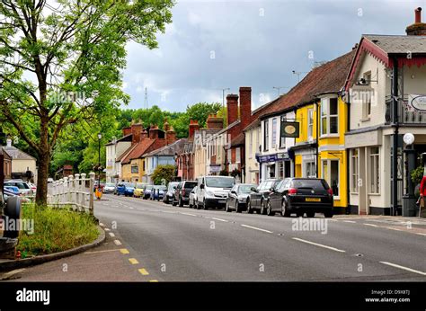 High street in Stockbridge Hampshire Stock Photo: 57740722 - Alamy