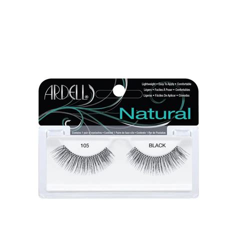 Buy Ardell Natural Lashes 105 Black x1 Pair · Qatar