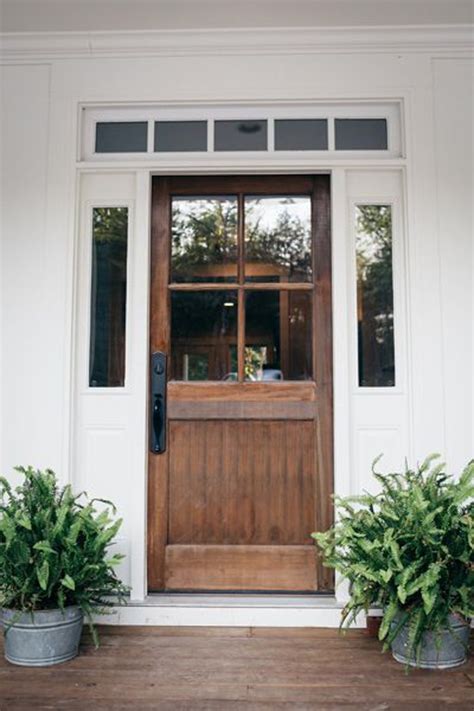 20 Beautifully Classic Farmhouse Stained Wood Doors | Table and Hearth