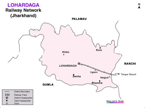 Rail-Map-india: Lohardaga railways map