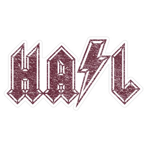 Hail State Rocker Decal – University Screenprint Inc