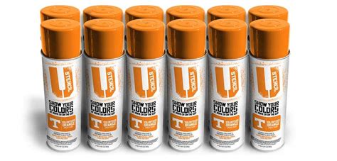 Tennessee Orange Spray Paint 12-Pack | U-Stencil - A Stencil Universe