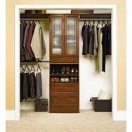 Sauder Wide Closet In A Box - Coach Cherry - 409801 - Sauder Furniture | Wood closet organizers ...