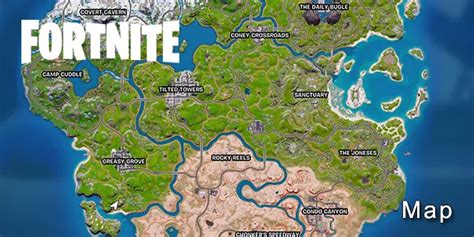 Fortnite Chapter 3 Season 1 Map - All Locations and POIs - DigitalTQ