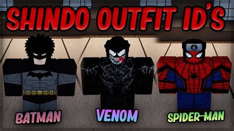 SHINDO OUTFIT ID CODES SUPERHERO/VILLAIN!! Shindo Life Roblox Face Shirt Pants Id Codes 2021 ...