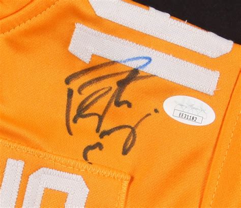 Peyton Manning Signed Tennessee Volunteers Jersey (JSA COA) | Pristine ...