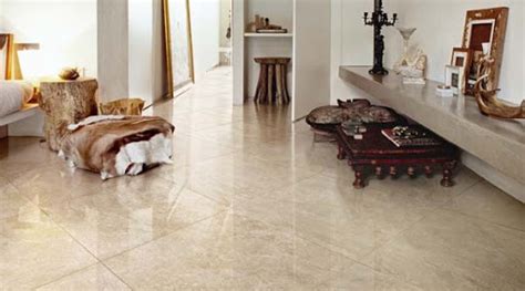 Botticino Marble Tiles In Living Room