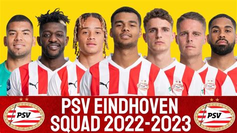 PSV Eindhoven Squad | PSV Eindhoven Squad 2022/2023 | Eredivisie - YouTube