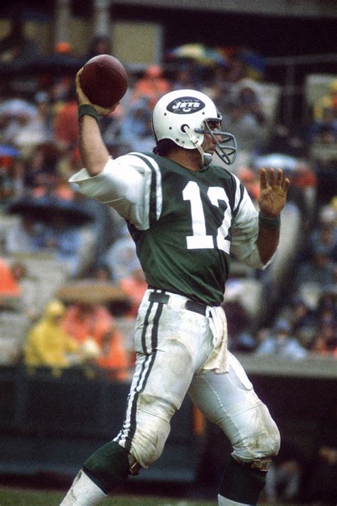 Joe Namath Quarterback for the New York Jets Photograph by Jan Blaustein