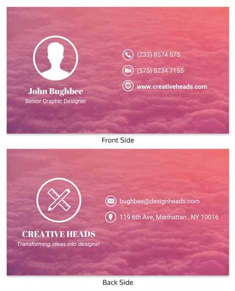 38 Business Card Examples, Ideas with Templates - Venngage