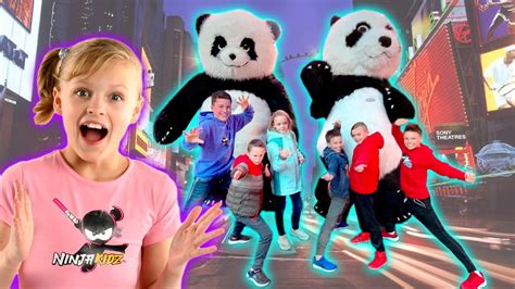 Ninja Kidz & the Fun Squad Street Dancing for Tips in NYC! - YouTube