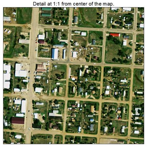 Aerial Photography Map of Dupree, SD South Dakota