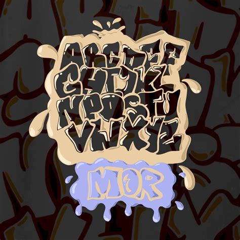 Graffiti Alphabet Bubble Throwie