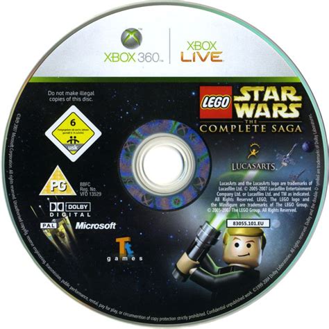 LEGO Star Wars: The Complete Saga (2007) Xbox 360 box cover art - MobyGames