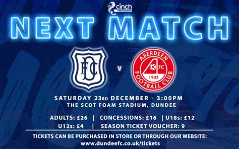 Next Match – Aberdeen - Dundee Football Club - Official Website