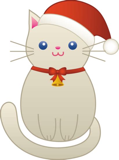 christmas clipart cat - Clip Art Library