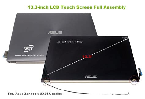 13.3-inch LED LCD display touch screen full assembly for Asus Zenbook ...