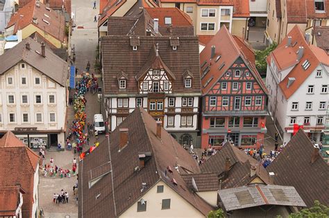 Heidenheim germany,city,aerial view,town center,architecture - free ...