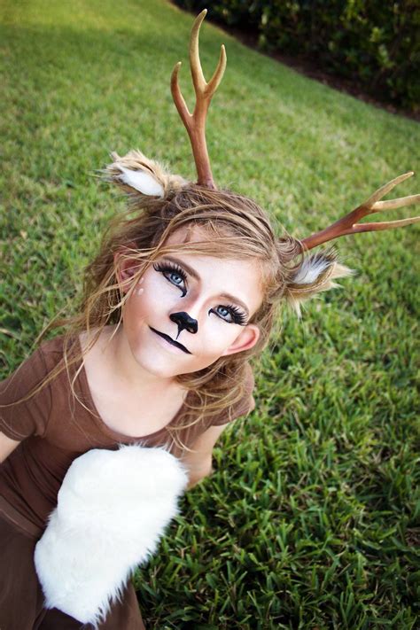 Deer costume and make-up | Deer halloween costumes, Diy halloween costumes for kids, Deer costume