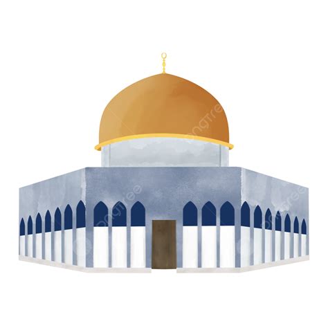 Al Aqsa Mosque Vector Art PNG, Al Aqsa Mosque In The City Of Quds, Mosque, Illustration, Holy ...