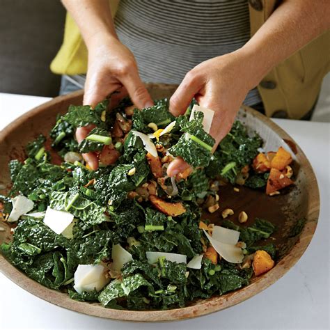 Lacinato Kale Salad with Roasted Squash Recipe | Martha Stewart