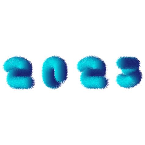 Cute Blue Furry Gradient Colour 2023, Furr Effect, Blue Gradient, 2023 PNG and Vector with ...