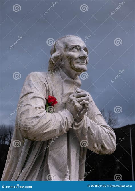 A Statue of Saint John Vianney in Lourdes Editorial Image - Image of religious, jean: 270891135