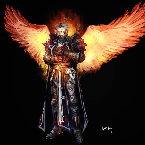 ArtStation - Aedan halt, Aasimar Paladin of Torm. , Ajax Love | Aasimar, Dungeons and dragons ...