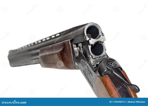 Loading Double-barreled Shotgun Stock Photo - Image of grip, shot: 114549874