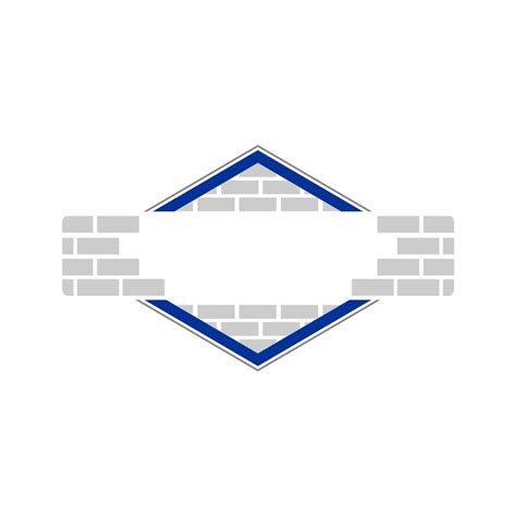 Wall Construction logo badge isolated on white background. Design ...