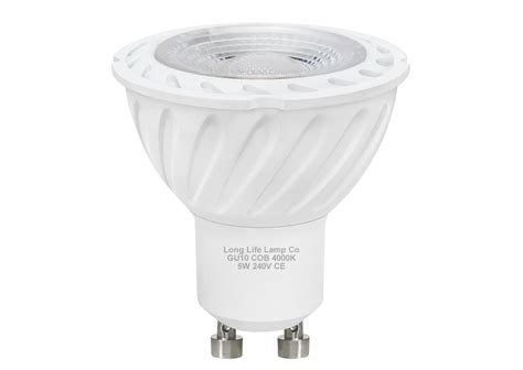 5W LED GU10 4000K Cool White Light Bulb