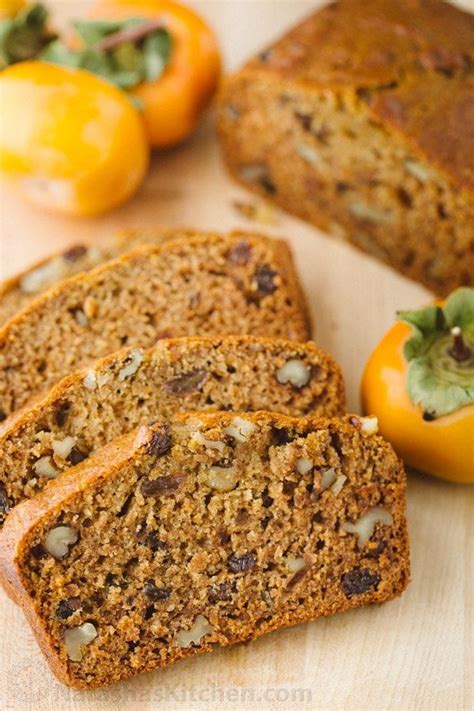 Persimmon Bread Recipe - NatashasKitchen.com Persimmon Bread Recipe ...