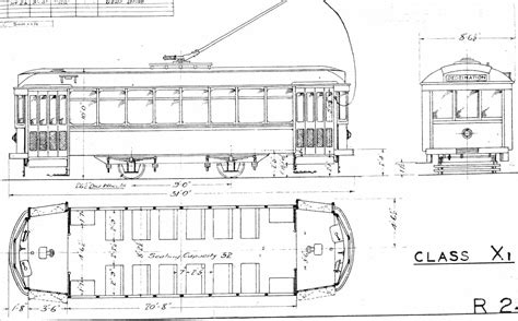 Melbourne tram (X1 class) Blueprint - Download free blueprint for 3D ...