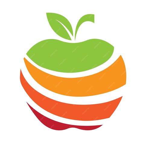 Premium Vector | Apple logo fruit healthy food designapple logo design inspiration vector template