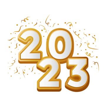 Golden 2023 Png Transparent Images Free Download Vector Files Pngtree Images