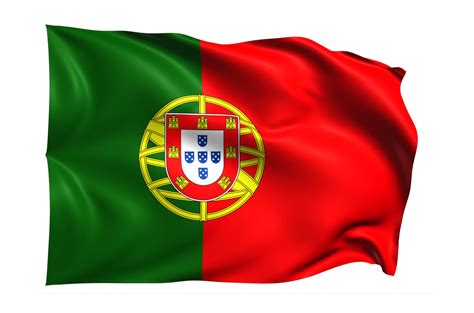 Portugal Waving flag Realistic Transparent Background 15309693 PNG