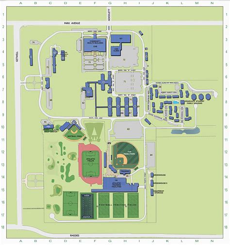 Tennessee Tech Campus Map – Map VectorCampus Map