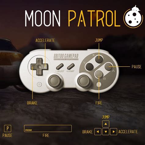 Moon Patrol remake on Behance