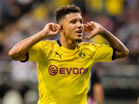 Manchester United and Jadon Sancho 'agree terms on a five-year contract worth £340, 000 per week ...