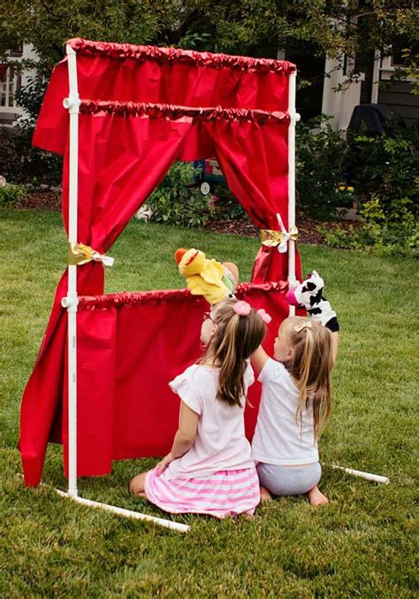 How to make a Puppet Theater | Puppet theater, Kids puppet theater ...