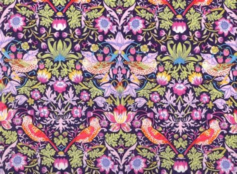 Liberty Fabric Strawberry Thief H Tana Lawn by Alicecarolinesupply