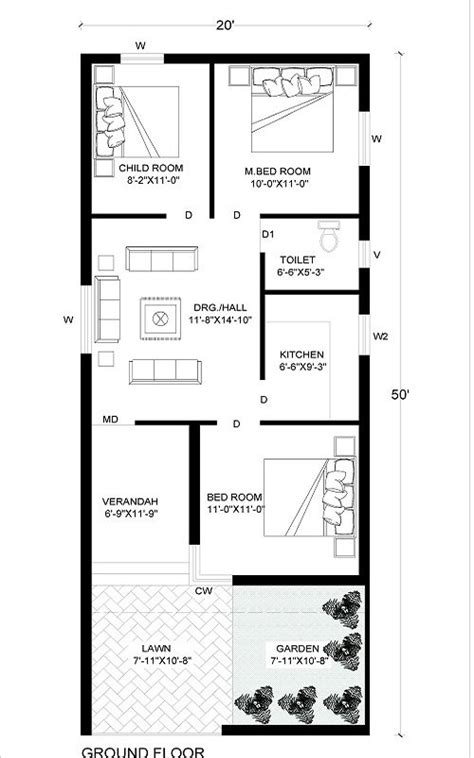 50 X 20 Floor Plans | Viewfloor.co