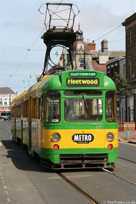 Picture of Blackpool Tramway tram 671 at Lord Street, Fleetwood : TheTrams.co.uk