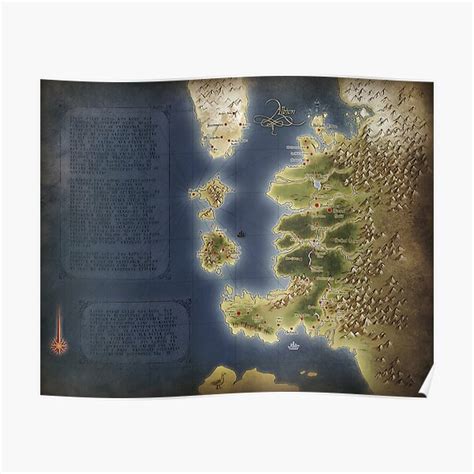 "Fable: Albion Map" Poster for Sale by Mystical-Murgo | Redbubble