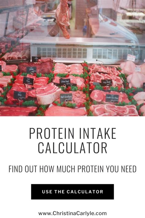 Protein Intake Calculator - Christina Carlyle