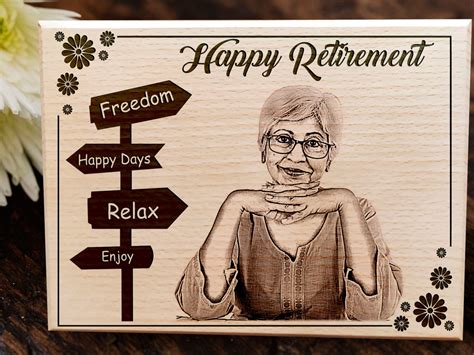 Happy Retirement Gift for Women | Mother | Boss – Personalized Engraved Photo Frame(9 X 12 ...