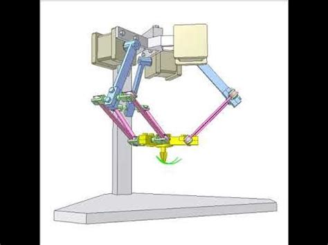 Delta robot 1 - YouTube | Delta robot, Robot, Mechanical design