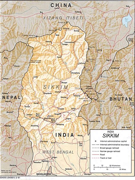 Sikkim - Map, Sikkim Information