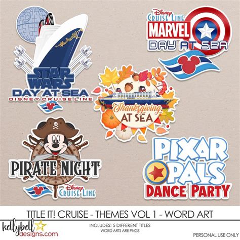 Title It! Cruise Themes Vol 1 - Kellybell Designs