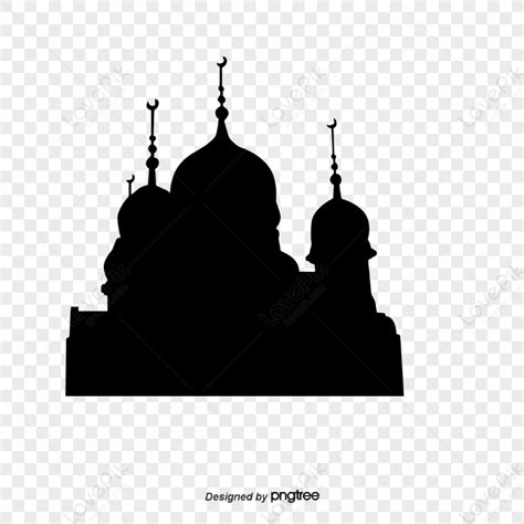 Gambar Siluet Masjid,kartun,bangunan,sketsa PNG Unduh Gratis - Lovepik